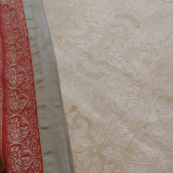 Williams Sonoma Jacquard Cotton Linen Blend Tablecloth 67x103 RUSSIA - Picture 10 of 10